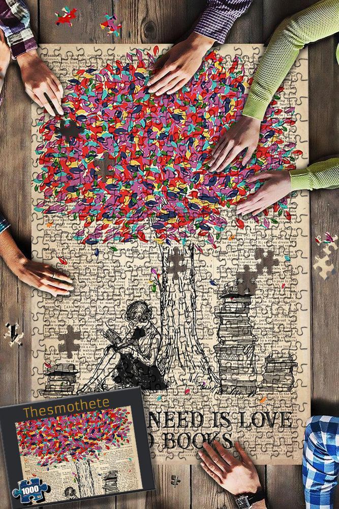 Book Lover ? Jigsaw Puzzle Set Book Lover ? Jigsaw Puzzle Set
