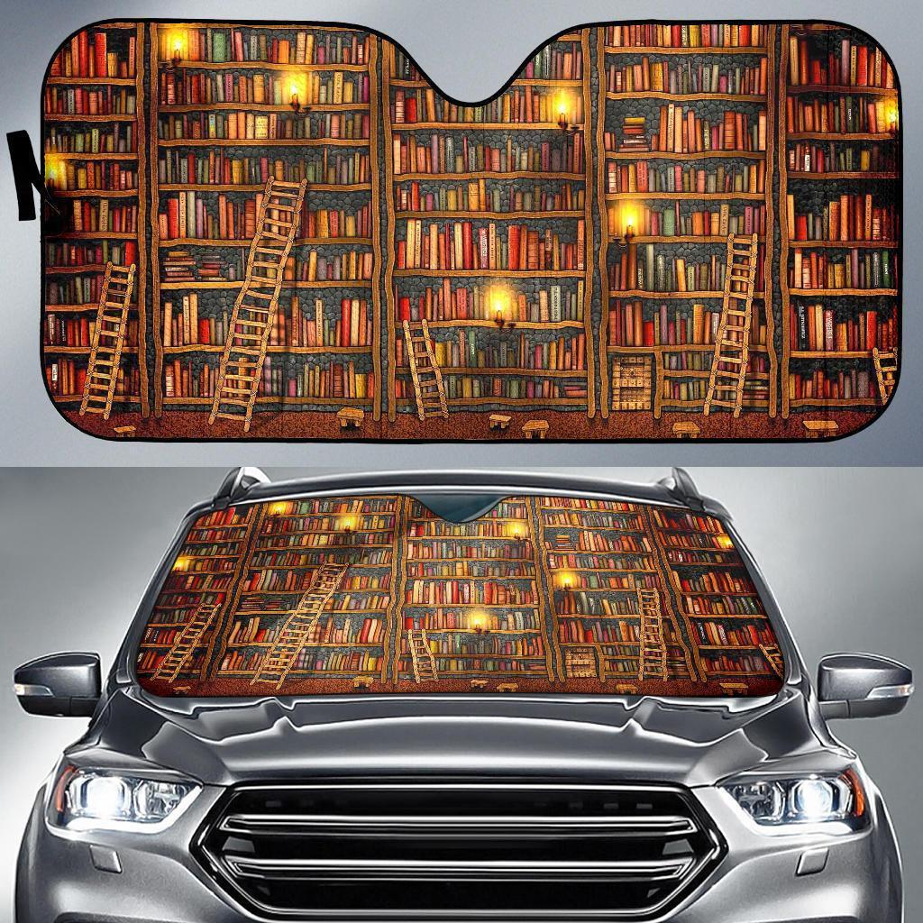 Book Worlds Car Auto Sun Shade Book Worlds Car Auto Sun Shade