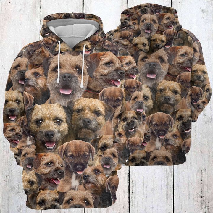 Border Terrier Awesome 3D Printed Hoodie/Zipper Hoodie Border Terrier Awesome 3D Printed Hoodie/Zipper Hoodie