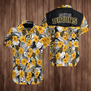 Boston Bruins Hawaiian Shirt Summer Button Up