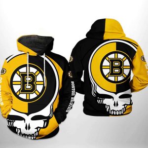 Boston Bruins NHL Grateful Dead 3D Printed Hoodie/Zipper Hoodie