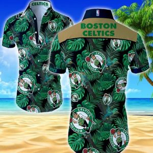 Boston Celtics Hawaiian Shirt Summer Button Up