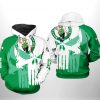 Boston Celtics NBA Team Skull 3D Printed Hoodie/Zipper Hoodie