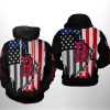 Boston Red Sox MLB US Flag 3D Printed Hoodie/Zipper Hoodie
