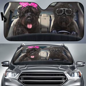 Bouvier Dogs Driver Car Auto Sun Shade
