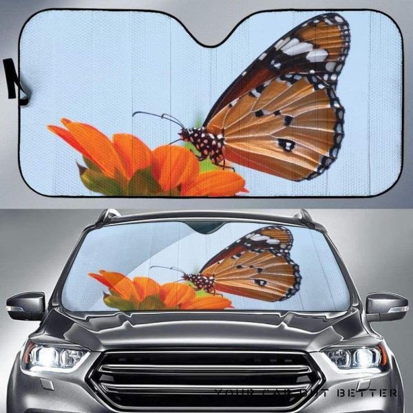 Bright Butterfly Car Auto Sun Shade