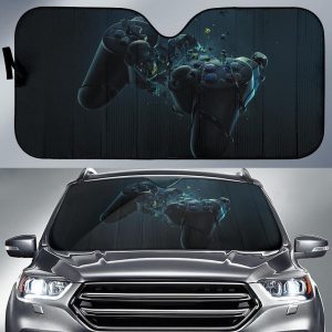 Broken Controler Game Pad Car Auto Sun Shade