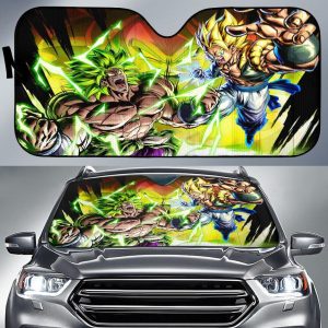 Broly Vs Gogetas Car Auto Sun Shade