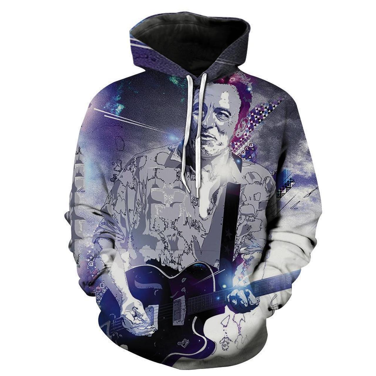 Bruce Springsteen 3D Printed Hoodie/Zipper Hoodie Bruce Springsteen 3D Printed Hoodie/Zipper Hoodie