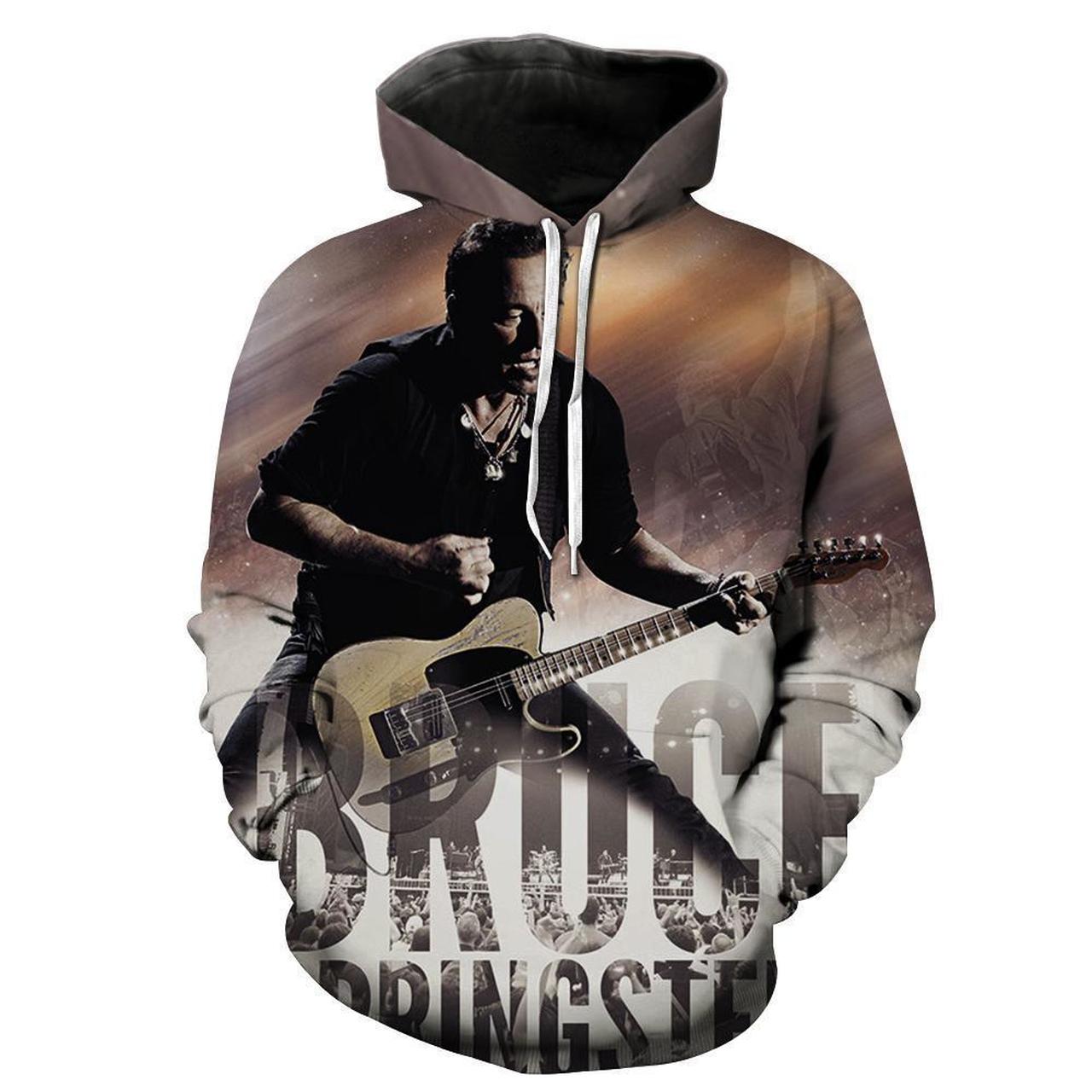 Bruce Springsteen 3D Printed Hoodie/Zipper Hoodie Bruce Springsteen 3D Printed Hoodie/Zipper Hoodie