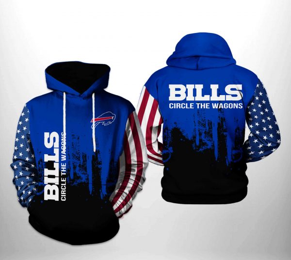 Buffalo Bills NFL Team US 3D Printed Hoodie/Zipper Hoodie