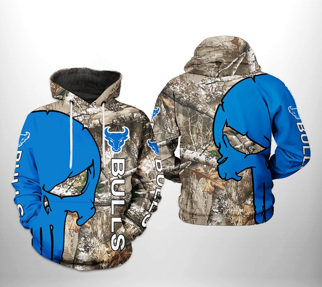 Buffalo Bulls NCAA Camo Veteran Hunting 3D Printed Hoodie/Zipper Hoodie Buffalo Bulls NCAA Camo Veteran Hunting 3D Printed Hoodie/Zipper Hoodie