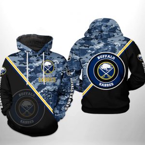 Buffalo Sabres NHL Camo Team 3D Printed Hoodie/Zipper Hoodie