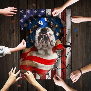 Bulldog American Jigsaw Puzzle Set