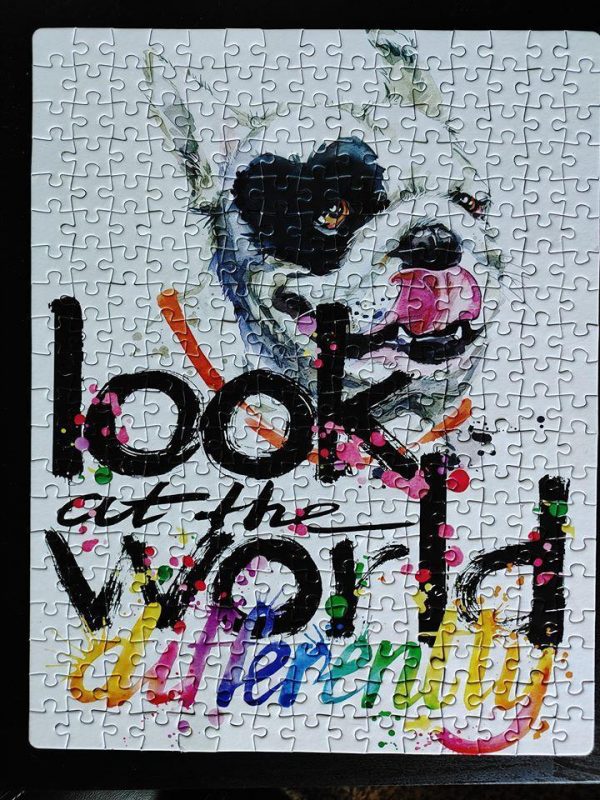 Bulldog Look At The World Differently ? Jigsaw Puzzle Set
