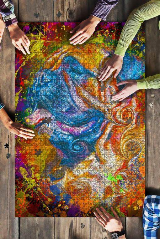 Bullmastiff Dog Colorful Jigsaw Puzzle Set Bullmastiff Dog Colorful Jigsaw Puzzle Set