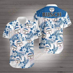 Busch Beer 3d Hawaiian Shirt Summer Button Up