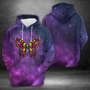 Butterfly 3D Printed Hoodie/Zipper Hoodie