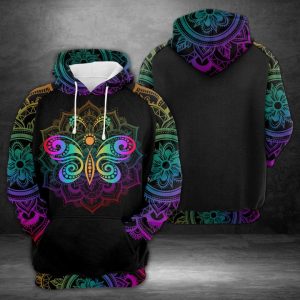 Butterfly 3D Printed Hoodie/Zipper Hoodie