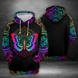 Butterfly 3D Printed Hoodie/Zipper Hoodie