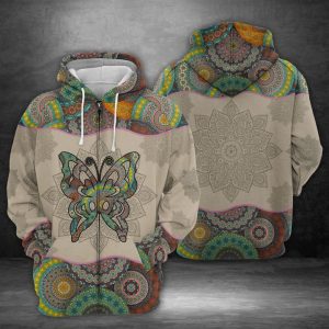 Butterfly 3D Printed Hoodie/Zipper Hoodie