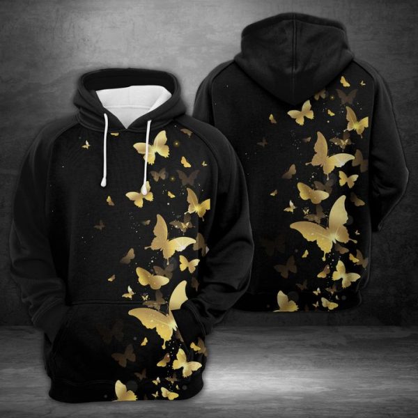 Butterfly 3D Printed Hoodie/Zipper Hoodie