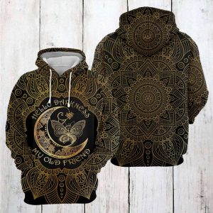 Butterfly Mandala Moon 3D Printed Hoodie/Zipper Hoodie