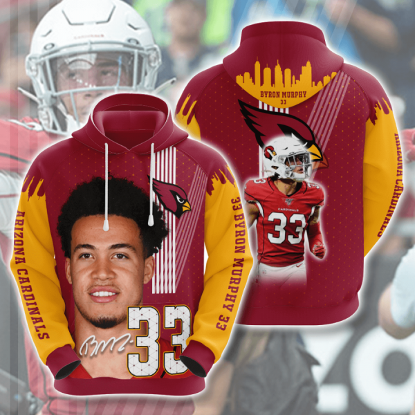 Byron Murphy Arizona Cardinals 3D Printed Hoodie/Zipper Hoodie