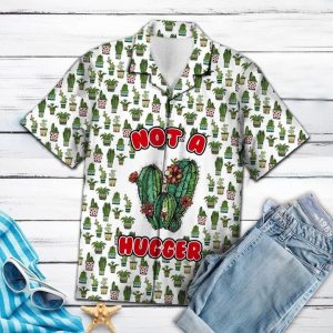 Cactus Hugger Hawaiian Shirt Summer Button Up