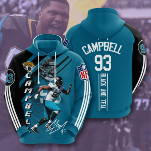 Calais Campbell Jacksonville Jaguars 3D Printed Hoodie/Zipper Hoodie