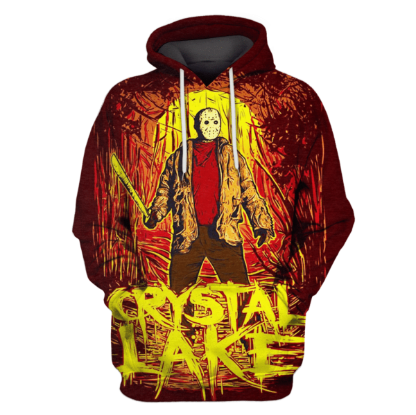 Camp Crystal Lake Friday the 13th 3D Printed Hoodie/Zipper Hoodie Camp Crystal Lake Friday the 13th 3D Printed Hoodie/Zipper Hoodie
