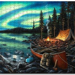 Camping At Night Jigsaw Puzzle Set