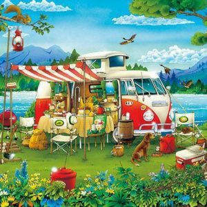 Camping Holiday Jigsaw Puzzle Set