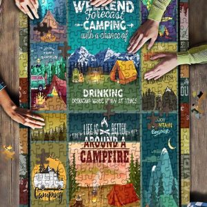 Camping Jigsaw Puzzle Set