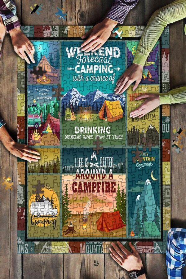 Camping Jigsaw Puzzle Set