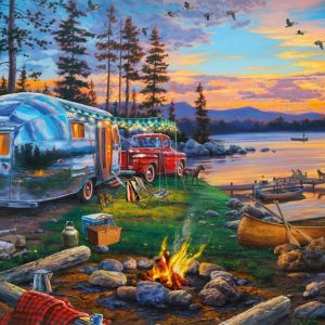 Camping Reflections Jigsaw Puzzle Set