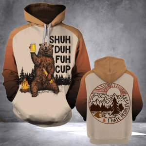 Camping Shuh Duh Fuh Cup 3D Printed Hoodie/Zipper Hoodie