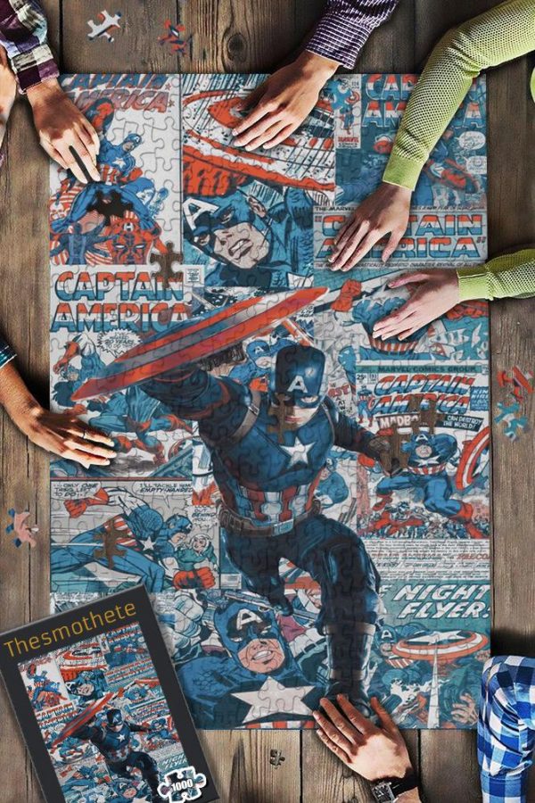 Captain America Jigsaw Puzzle Set