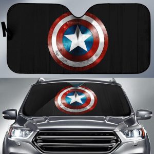 Captain America Shield Car Auto Sun Shade