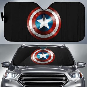 Captain America Shields Car Auto Sun Shade