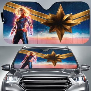 Captain Marvel 2019 Car Auto Sun Shade