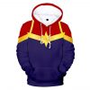 Captain Marvel Carol Danvers 3D Printed Hoodie/Zipper Hoodie