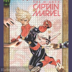 Captain Marvel Jigsaw Puzzle Set