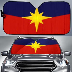 Captain Marvel Movie Car Auto Sun Shade