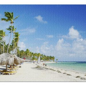Caribbean Resort Beach Jigsaw Puzzle Set
