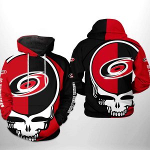 Carolina Hurricanes NHL Grateful Dead 3D Printed Hoodie/Zipper Hoodie
