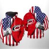 Carolina Hurricanes NHL US FLag 3D Printed Hoodie/Zipper Hoodie