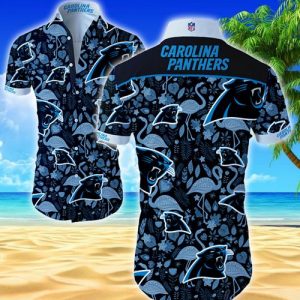 Carolina Panthers Big Hawaiian Shirt Summer Button Up