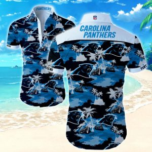 Carolina Panthers Hawaiian Shirt Summer Button Up
