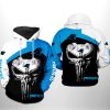 Carolina Panthers NFL Skull Punisher Team 3D Printed Hoodie/Zipper Hoodie